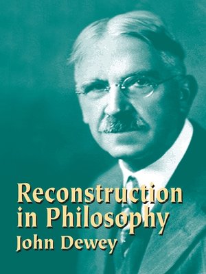 cover image of Reconstruction in Philosophy